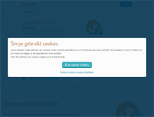 Tablet Screenshot of mijn.simyo.nl